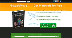 Desktop Screenshot of gamegivers.com